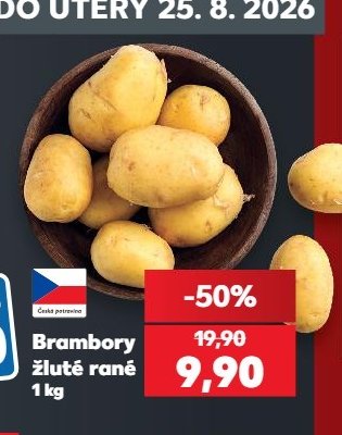 Brambory žluté rané