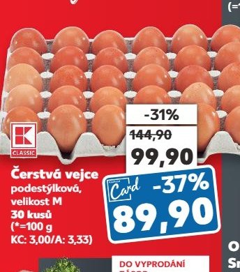 Čerstvá vejce