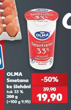 OLMA Smetana ke šlehání