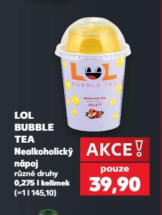 LOL BUBBLE TEA Nealkoholický nápoj