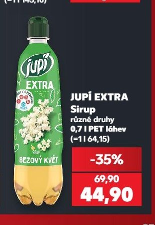 JUPÍ EXTRA Sirup