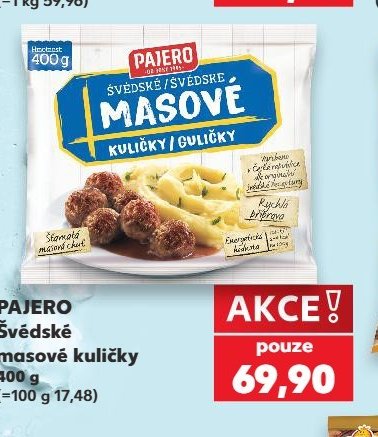PAJERO Švédské masové kuličky