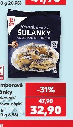 Bramborové šulánky s makovou/ořechovou náplní