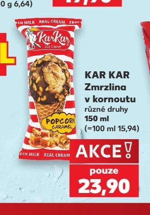 KAR KAR Zmrzlina v kornoutu