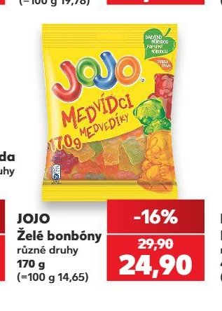 JOJO Želé bonbóny