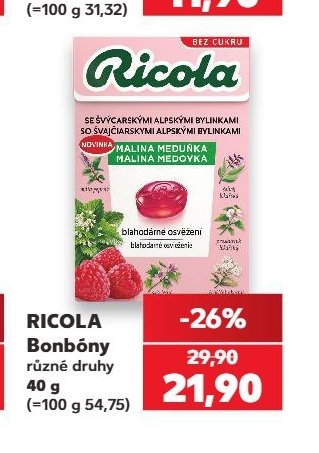 RICOLA Bonbóny