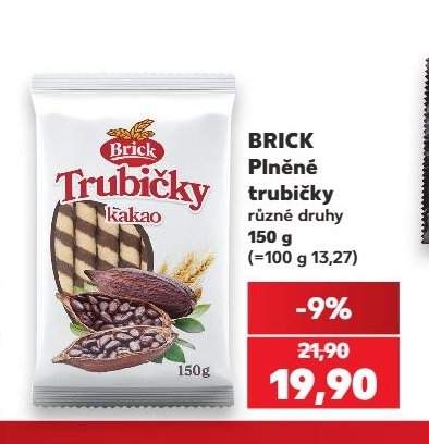 BRICK Plněné trubičky