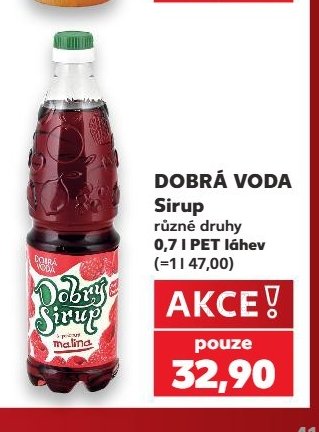 DOBRÁ VODA Sirup
