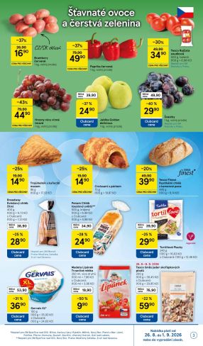 aktuální leták Tesco 26.8.2026-1.9.2026