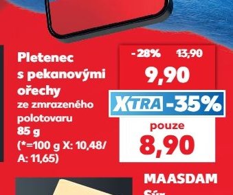 Pletenec s pekanovými ořechy