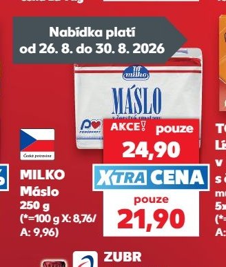 MILKO Máslo
