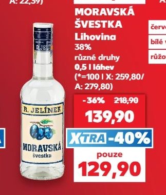 MORAVSKÁ ŠVESTKA Lihovina