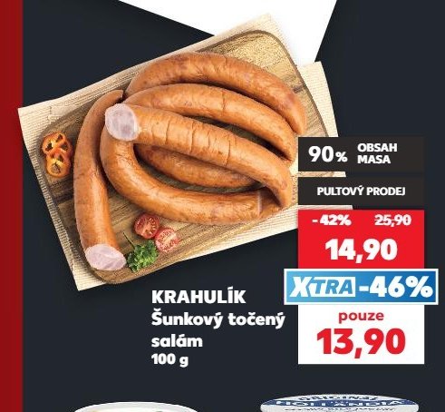 KRAHULÍK Šunkový točený salám 100 g