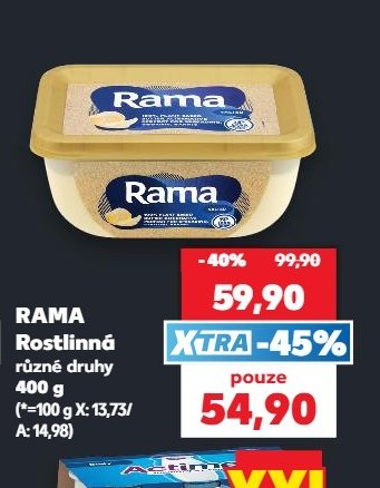 RAMA Rostlinná 400 g