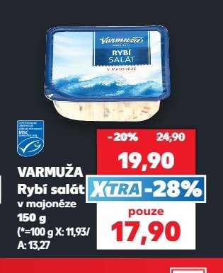 VARMUŽA Rybí salát v majonéze 150 g