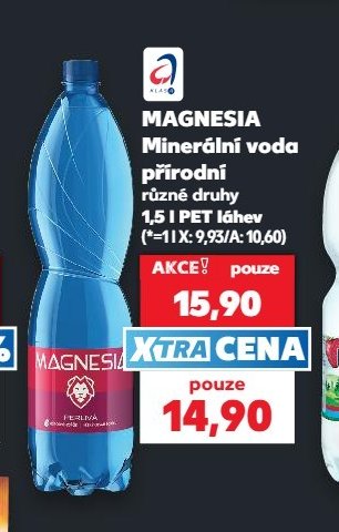 MAGNESIA Minerální voda přírodní