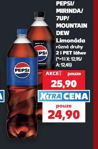 PEPSI/ MIRINDA/ 7UP/ MOUNTAIN DEW Limonáda