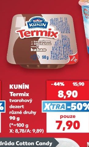 Kunín Termix tvarohový dezert