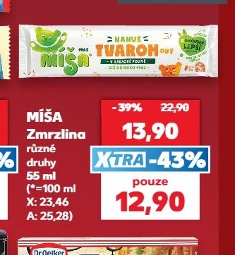 Míša Zmrzlina různé 55 ml