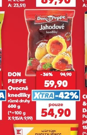 Don Peppe Ovocné knedlíky různé druhy 600 g