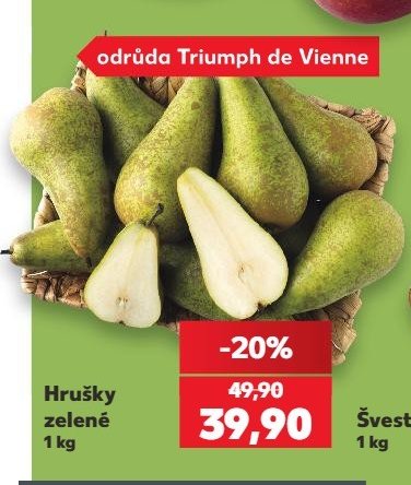 Hrušky zelené