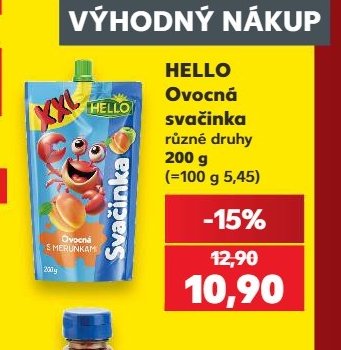 HELLO Ovocná svačinka