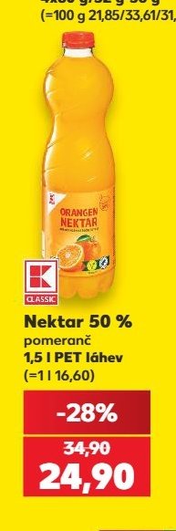 Nektar 50% pomeranč
