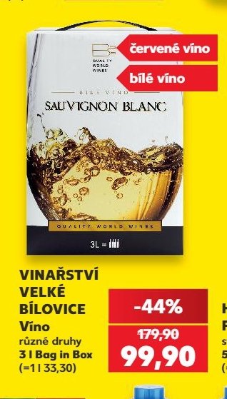 VINAŘSTVÍ VELKÉ BÍLOVICE Víno