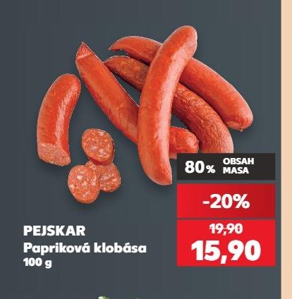 Pejskar Papriková klobása