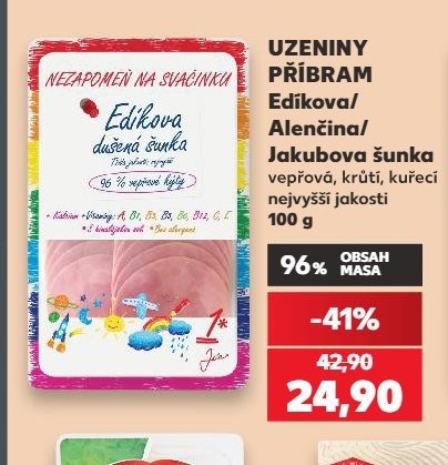 Uzeniny Příbram Edíkova/Alenčina/Jakubova šunka