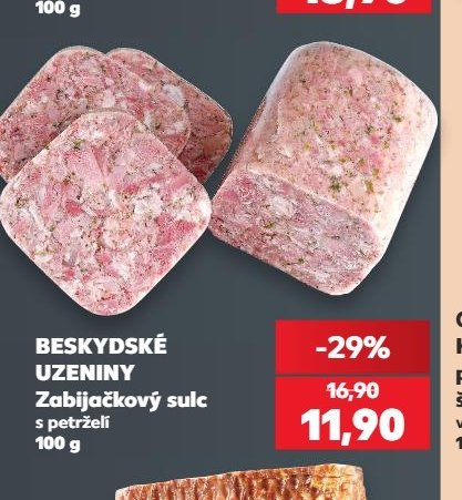 Beskydské uzeniny Zabijačkový sulc