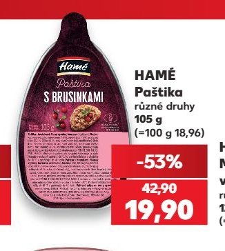 HAMÉ Paštika různé druhy 105 g