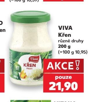 VIVA Křen různé druhy 200 g