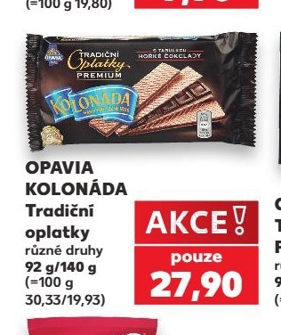 Opavia Kolonáda oplatky