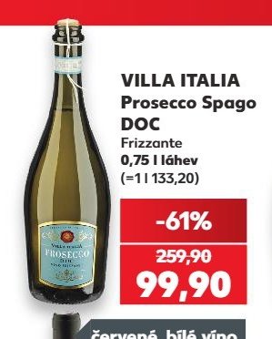 VILLA ITALIA Prosecco Spago DOC