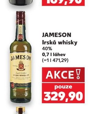 JAMESON Irská whisky