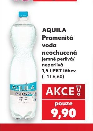 AQUILA Pramenitá voda neochucená