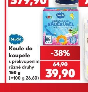 Bevola Koule do koupele s překvapením