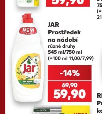 Jar Prostředek na nádobí