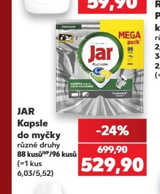 Jar Kapsle do myčky