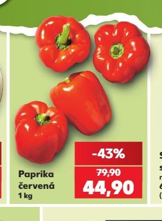 Paprika červená