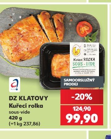 DZ KLATOVY Kuřecí rolka sous-vide