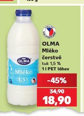 OLMA Mléko čerstvé