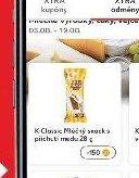 K-Classic Mléčný snack s příchutí medu 28 g
