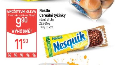 Nestlé Cereální tyčinky