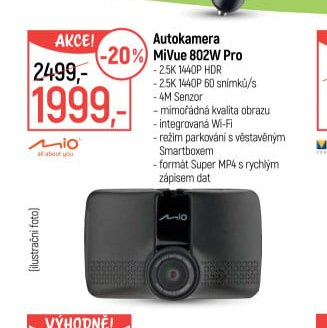 Autokamera MiVue 802W Pro