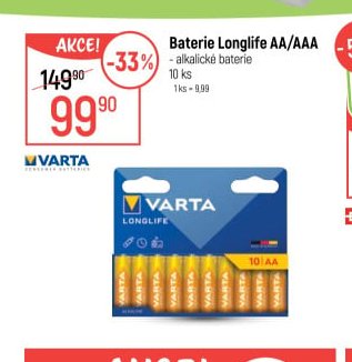 Baterie Longlife AA/AAA