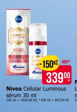 Nivea Cellular Luminous sérum 30 ml