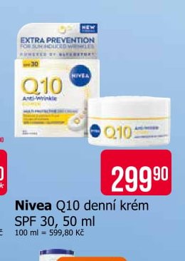Nivea Q10 denní krém SPF 30, 50 ml
