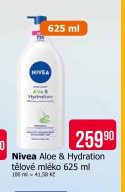 Nivea Aloe & Hydration tělové mléko 625 ml